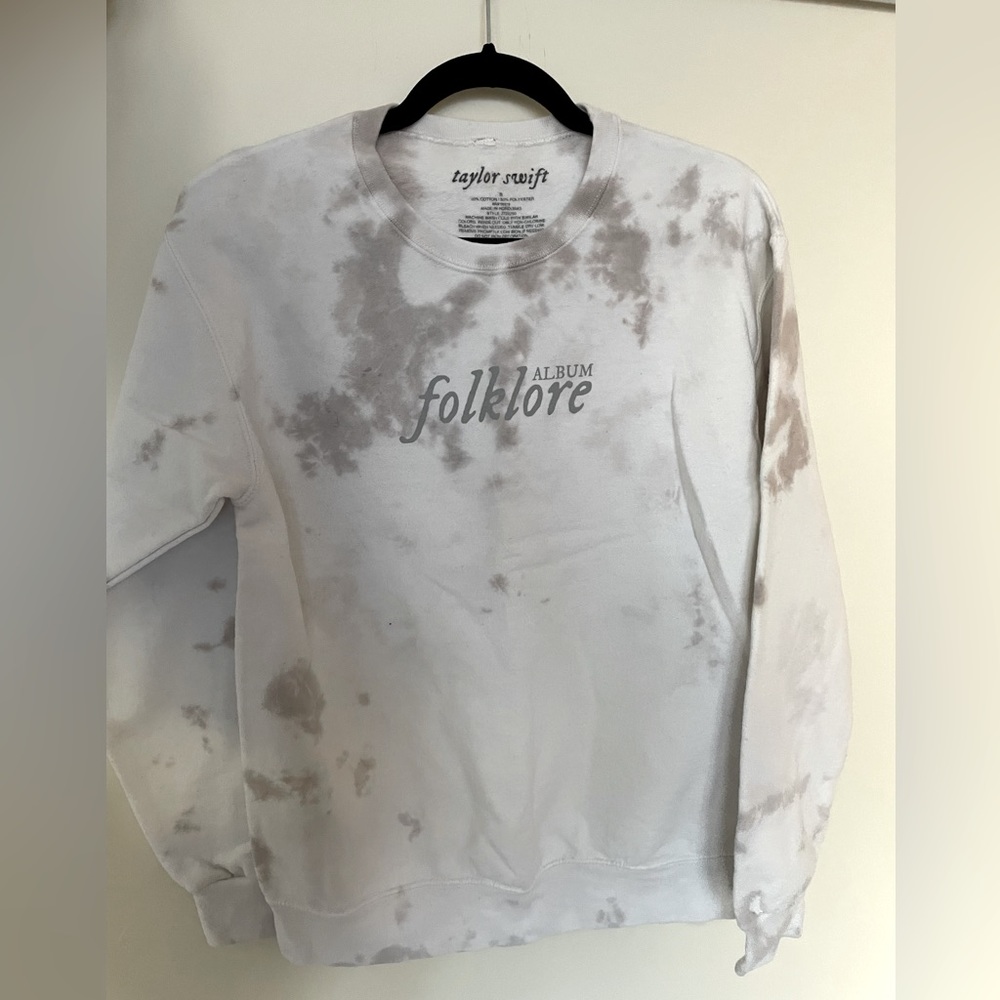 Authentic Taylor Swift Official Store folklore Album Crewneck